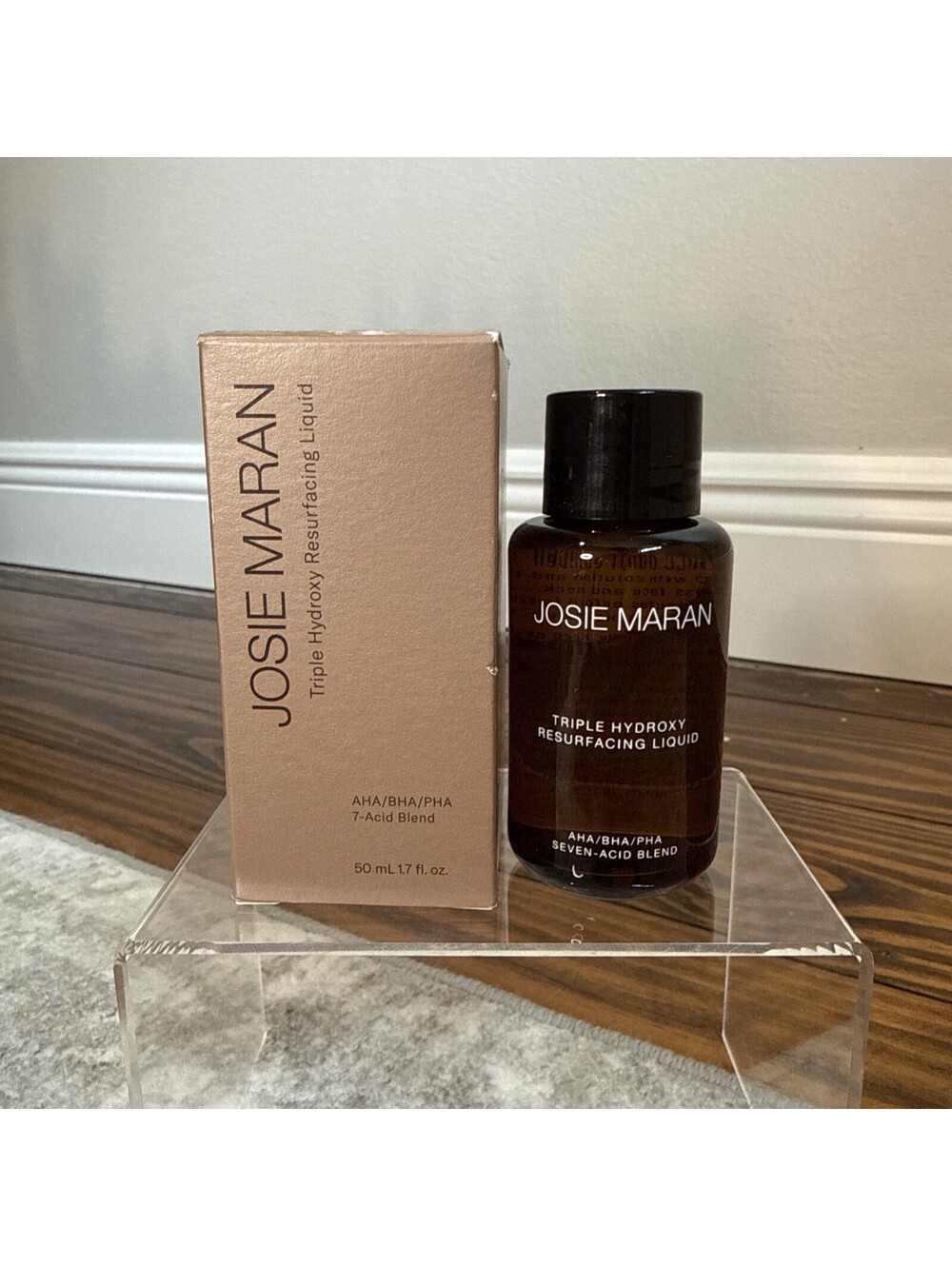 Josie Maran Triple Hydroxy Resurfacing Liquid – 1.7oz / 50ml – New